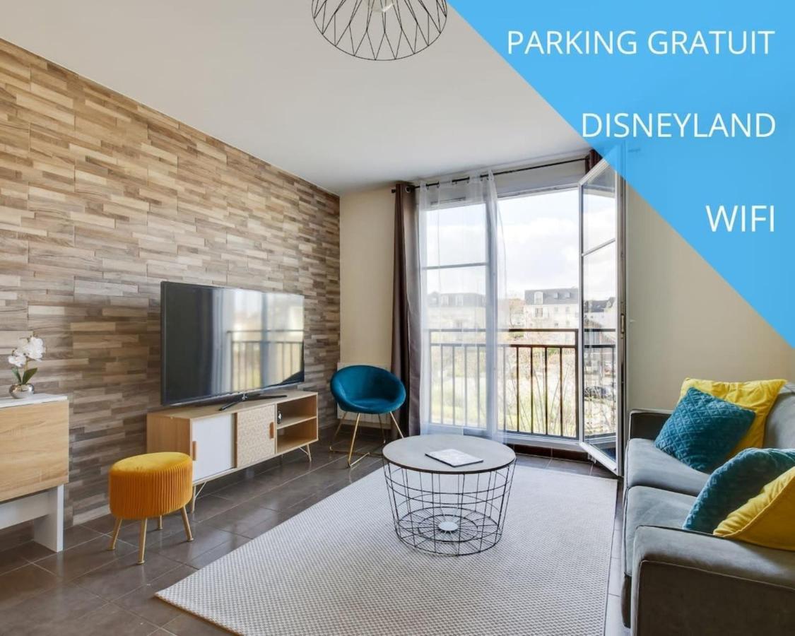 Appart Cosy Quartier Calme Hyper Centre Parking Apartment Magny-le-Hongre Bagian luar foto
